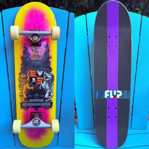Flip Skateboards Lance Mountain Crest Complete Skateboard 8.75” Indy 159 Hollows
