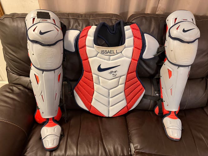 Nike Diamond Elite Catcher Gear Game Used Yainer Diaz Houston Astros