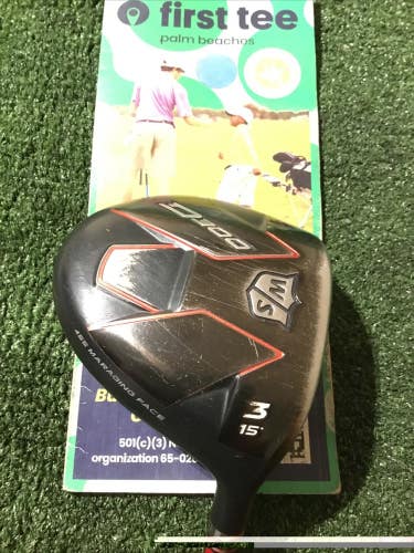 Wilson Staff D300 15* 3 Wood Stiff Matrix SpeedRulz Type A 49S Graphite (43)
