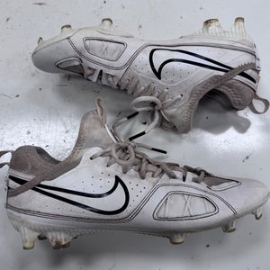 Used Nike LAX Cleats Mens White Senior 8.5 11860-S000313679