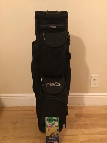 Ping Traverse Cart Golf Bag with 14-way Dividers & Rain Cover *VGC*