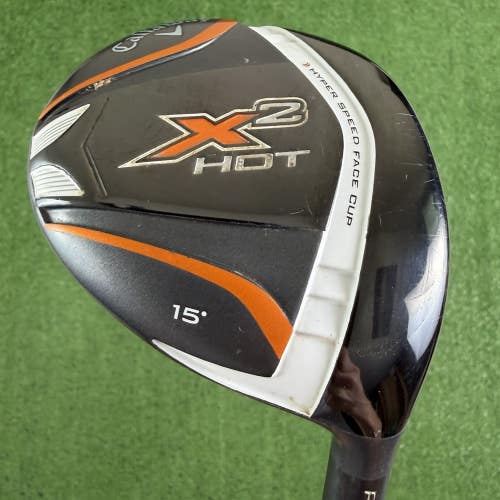 Callaway X2 Hot Pro 3 Wood 15 Aldila Tour Green 75g Regular Flex