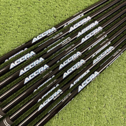 Accra iSeries 80i Graphite Iron Shaft Set of 8 Regular Flex .370 5-SW