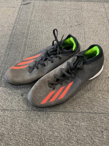 Used Adidas Soccer Indoor Shoes Black Senior 8 11614-S000242084