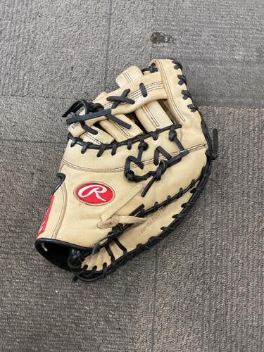 Used Rawlings GOLD GLOVE ELITE BB/SB First Base RH Throw Brown 13" 11614-S000242050