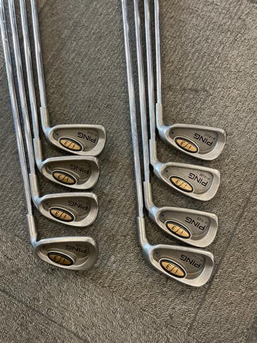 Used Ping I3 O-SIZE BLUE DOT Mens Iron Set RH 3I-PW 11614-S000242037
