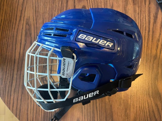 Youth Bauer Prodigy Helmet with rare White Cage