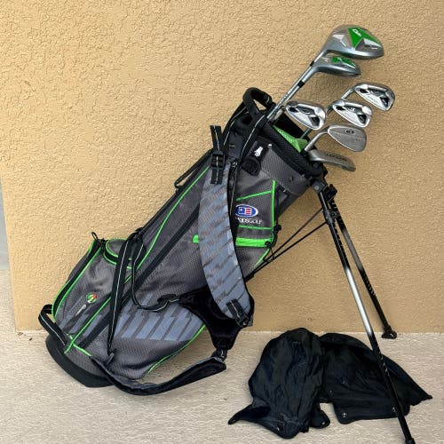 US Kids Golf UL57 WT-15s Left Handed Junior Club Set Driver Irons Wedge Putter