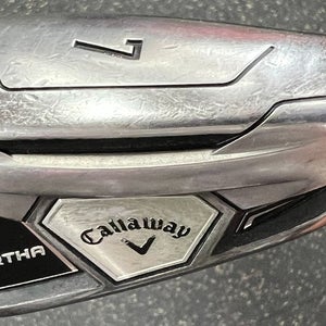 Used Callaway BIG BERTHA Mens Individual Iron RH 7 Iron 11497-S000160440