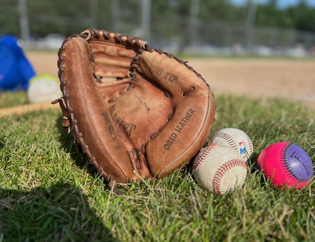 Vintage 90's Zett 32.5" MIJ Catchers Mitt | Cleaned / New laces / Reinforced pocket / game ready