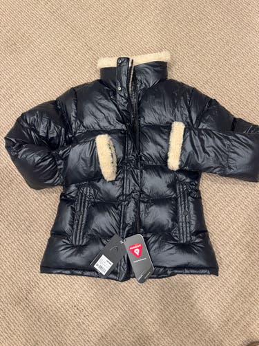 HEAD Rebels Easy Women’s Ski Jacket S/M Metallic Black PrimaLoft NWT