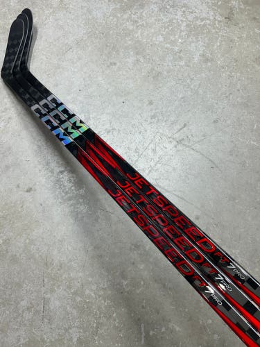 3 PACK 90 Flex P28 Senior CCM Jetspeed FT7 Pro Right Hand Hockey Stick Pro Stock (New)
