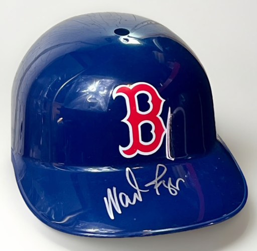 WADE BOGGS Signed Batting HELMET BOSTON RED SOX BasebalL HOF Legend Hitter