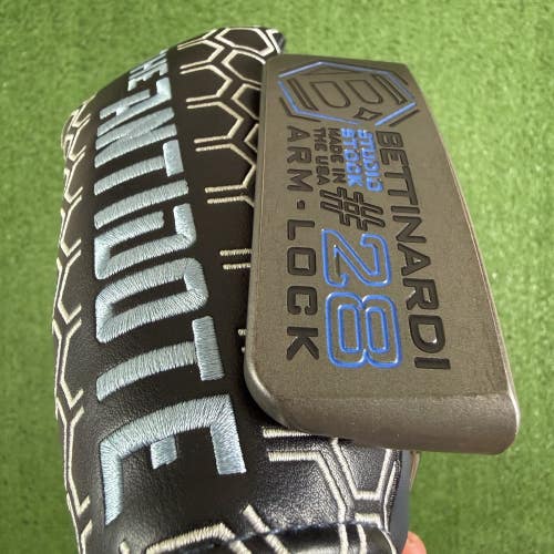 Bettinardi Studio Stock 28 Arm Lock Wide Blade Putter 42 JumboMax Grip