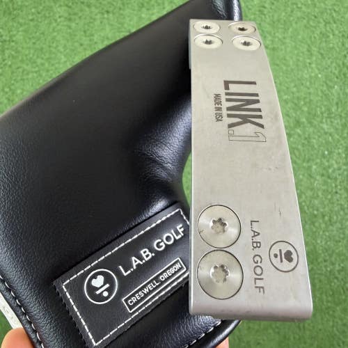 LAB Golf LINK.1 Blade Putter Right Handed Headcover 35 L.A.B.