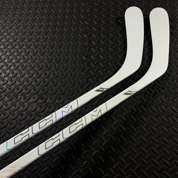 *NEW* 2 Pack Bundle - SR CCM XF Ghost Left Hand Hockey Stick P29 75 Flex - Limited - White