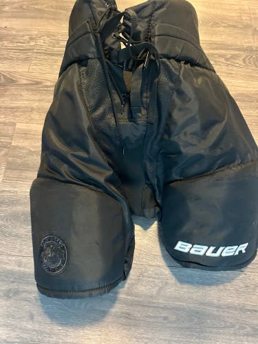 Senior Large Bauer Custom Pro USHL Roughriders Hockey Pants (Used)