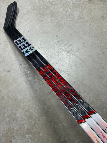 3 PACK 85 Flex P28 Senior CCM JetSpeed FT6 Pro Right Hand Hockey Stick Pro Stock (New)