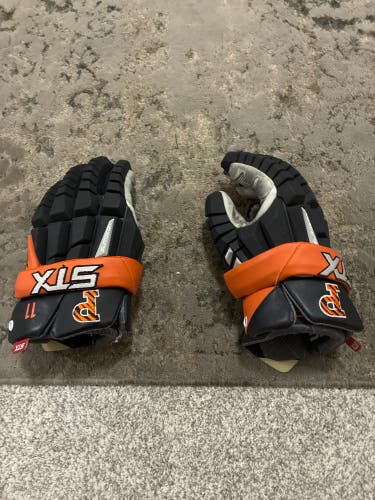 Princeton STX Surgeon RZR Lacrosse Gloves (Game Used)