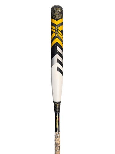 Used Louisville Slugger LFPMX2D10-23 BB/SB Fastpitch Bat White/Black/Yellow 33" 11835-S000211225