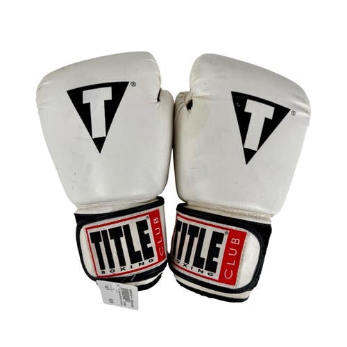 Used Title Boxing Boxing Gloves White MD 11506-S000305789