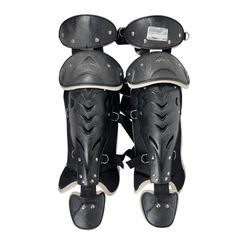 Used Rawlings Catchers Leg Guards Black Intermed 11506-S000304853