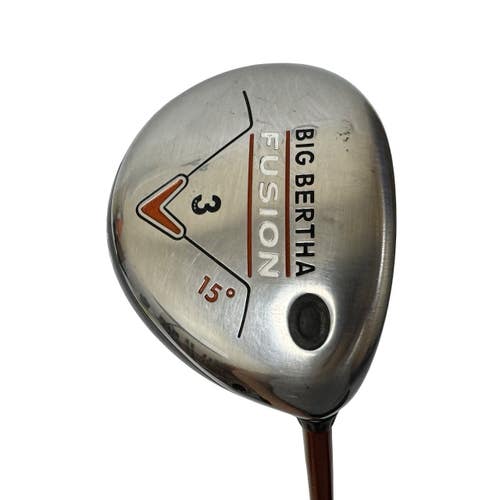 Used Callaway BIG BERTHA FUSION Mens Fairway Wood RH 3 Wood 11506-S000304667