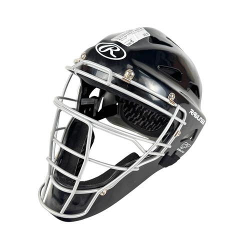 Used Rawlings COOLFLO CHVELY-REVD Catchers Helmet w/Mask Black MD 11506-S000306546