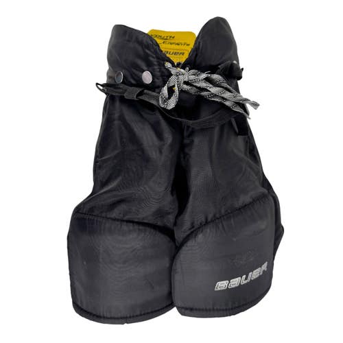 Bauer Used Large Black Youth Hockey Pants