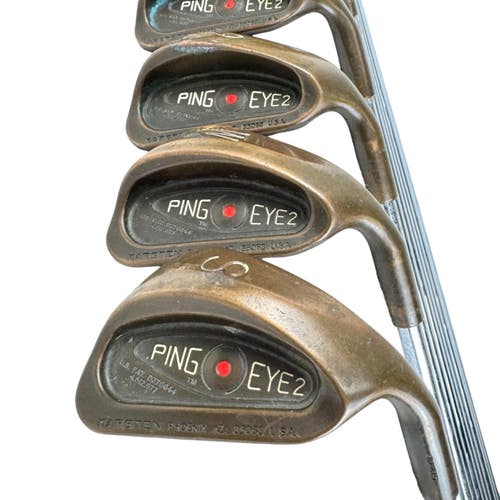 Used Ping EYE 2 BERYLLIUM COPPER Mens Iron Set RH 2I-SW 11506-S000306067