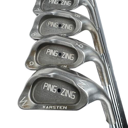 Used Ping ZING BLACK DOT Mens Iron Set RH 3I-PW 11506-S000306273
