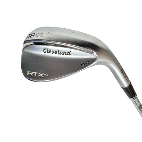 Used Cleveland RTX 4 Golf Wedge Mens RH 58 Degree 11506-S000307341