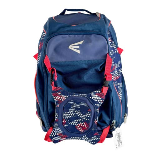 Used Easton BACKPACK NVY/RD/WH BB/SB Player Backpack Navy Blue 11506-S000307423