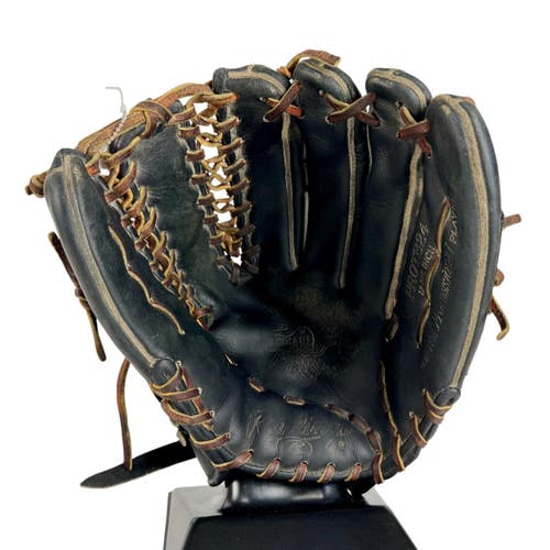 Used Rawlings HEART OF THE HIDE PROTB24 BB/SB Glove RH Throw Black 12 3/4" 11506-S000307453