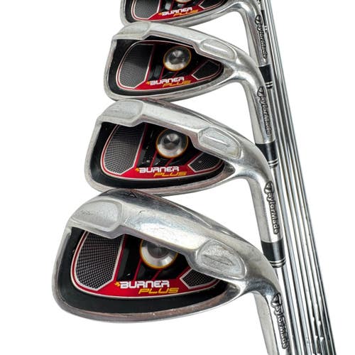 Used Taylormade BURNER PLUS Mens Iron Set RH 4I-GW/AW 11506-S000307091