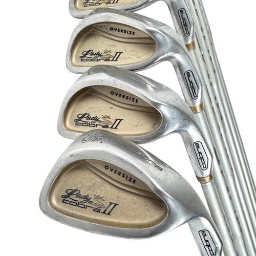 Used Cobra LADY II OVERSIZE Womens Iron Set RH 4I-SW 11506-S000307138
