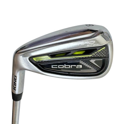 Used Cobra KING RAD SPEED Mens Individual Iron LH 8 Iron 11506-S000307243