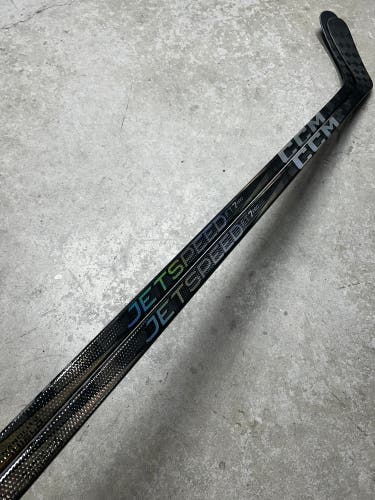 2 PACK 90 Flex P92 Senior CCM Jetspeed FT7 Pro Left Hand Hockey Stick Pro Stock (New)