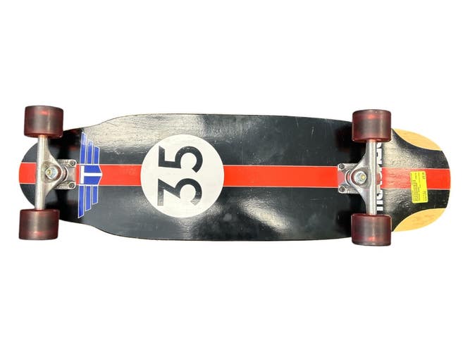 Used TRACKER BOARD Longboard Black Long 11450-S000526716