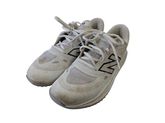 Used New Balance TURF SHOES BB/SB Cleats White Junior 06 11450-S000526572
