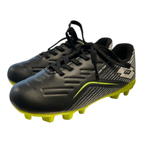 Used Lotto ROMA 700 Soccer Cleats Black Youth 10.0 11450-S000526555