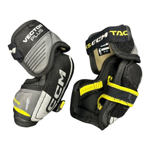 Used CCM TACKS VECTOR PLUS Junior Elbow Pads MD 11450-S000526553