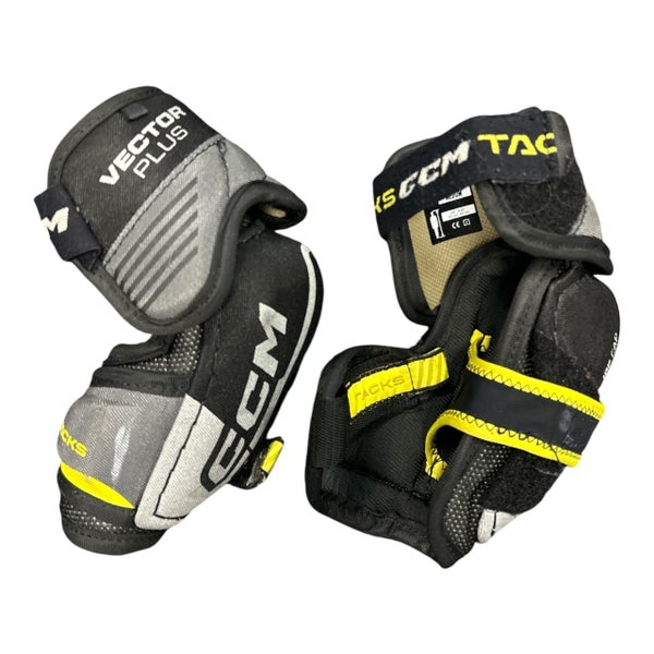 Used CCM TACKS VECTOR PLUS Junior Elbow Pads MD 11450-S000526553
