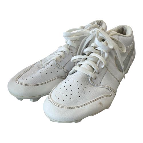 Used Nike AIR JORDAN 1 LOW TD Adult FB Cleats White Senior 11 11450-S000526535