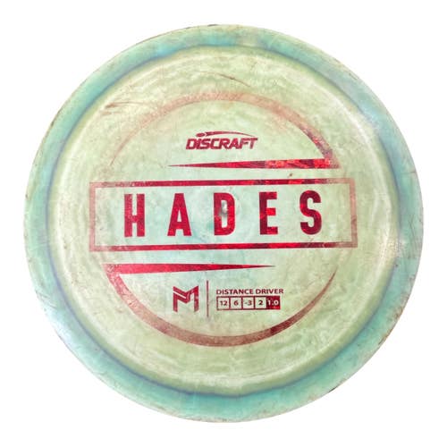 Used Discraft ESP HADES Disc Golf Driver Green 175g 11450-S000526533