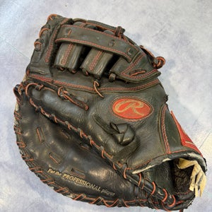 Brown Rawlings R9 LH Catcher's Baseball Glove 12" (Used)