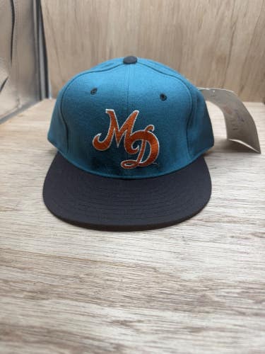 Vintage Miami Dolphins Hat Cap Fitted 7 1/4 New Era 5950 Pro Model Wool USA NWT