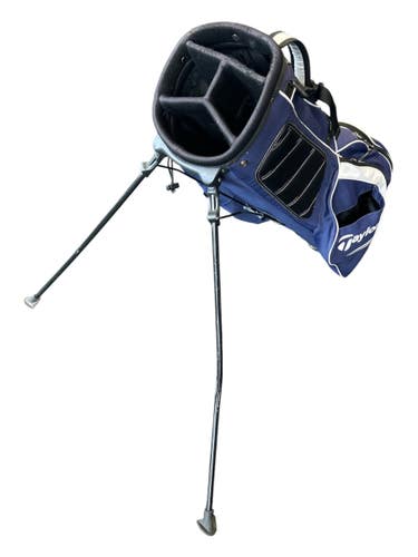 Used Taylormade STAND BAG BENT LEG Mens Stand Bag Navy Blue 11450-S000526782