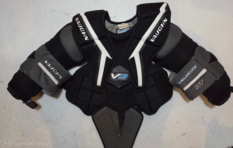 Vaughn Velocity V9 Goalie Chest Protector , Youth Small / Medium  (Used)