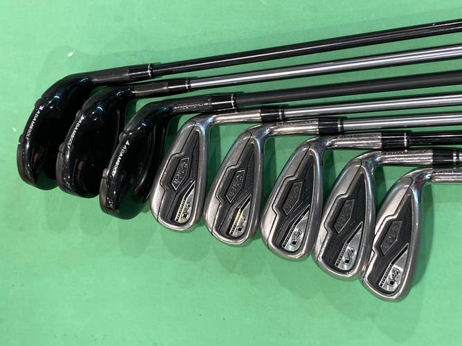 Men's Adams Idea Tech V4.0 Hybrid Iron Set Right Handed Graphite Shaft (Used)